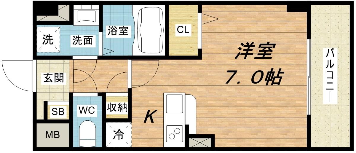 シトラセイトマンションの間取り