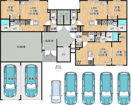 駐車場